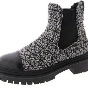 Steve Madden Hayz Tweed Chelsea Boots | Size 7